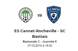 Cannet-Rocheville – SC Bastia: Gagner !