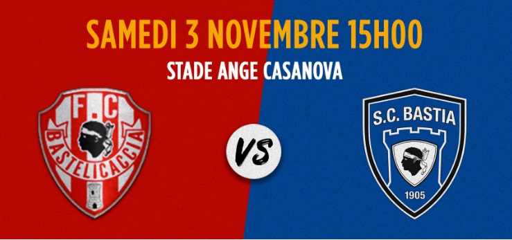 FC Bastelicaccia – SC Bastia : La passe de 4 ?