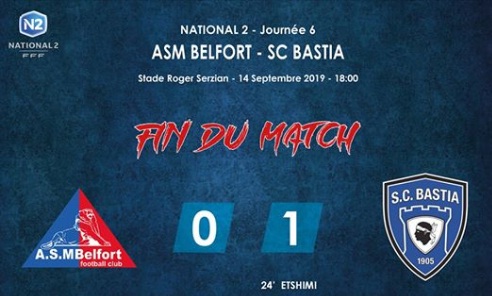 ASM Belfort – SC Bastia: A la sedanaise…