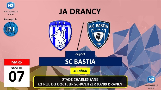 Drancy – SC Bastia : Rester maîtres de notre destin…